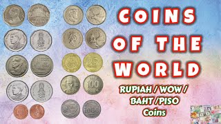 World Coins  Thailand Canada South Korea Thailand Indonesia Philippines Rare Collections [upl. by Standish116]