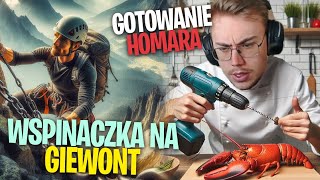 MĹODY  GOTOWANIE HOMARA i MACEK OĹšMIORNICY WEJĹšCIE NA GIEWONT NA STREAMIE [upl. by Ytsanyd180]