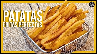 😋 PATATAS FRITAS CRUJIENTES en sartén 🍟  3 TRUCOS que no sabías para salgan perfectas [upl. by Kimmi]