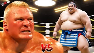 ⚡️WWE 2K23  Brock Lesnar vs E Honda Oct 10 2024  Unleash the Beast within⚡️ [upl. by Newby838]