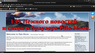 135 Немного новостей и снова о браузере Pale Moon [upl. by Onaicnop800]