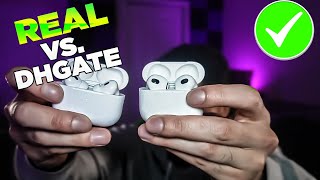 Airpod Generation 3 vs DHGATE Airpod Generation 2  BEST Airpods DHGATE [upl. by Nosiaj]