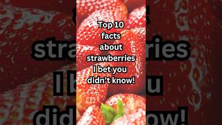 Top 10 Facts About Strawberries strawberries food facts shorts [upl. by Notreve]