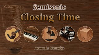 closing time semisonic karaoke acoustic version [upl. by Iblok]