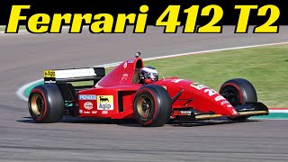 V12 Symphony  2x Ferrari 412 T2 F1 ex Berger amp AlesìSchumacher  sn 157162  Finali Mondiali 2022 [upl. by Deena]