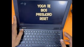 yoga 11e bios password reset short eeprom [upl. by Ynabla]