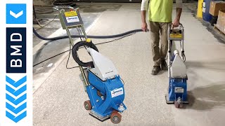 Shot Blasting to Clean a Concrete Surface [upl. by Ahsin]