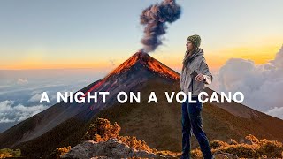 i spent the night on an active volcano🇬🇹 GUATEMALA [upl. by Gae340]