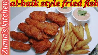 Al baik style fried fish  easy and simple recipe  by Zumas kitchen  plz subscribe this channel [upl. by Toffey86]