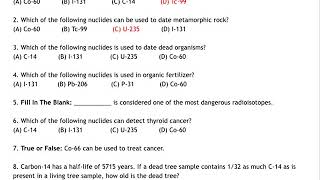 Uses of Radioisotopes  Chemistry Lesson [upl. by Anidam]