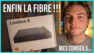 JAI ENFIN LA FIBRE ET JE DONNE MON AVIS SUR LA LIVEBOX 5 📡⚡️ [upl. by Primaveria315]