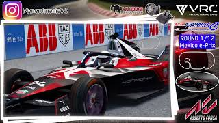 AC FE VRC FL23 round 1of12 Mexico ePrix [upl. by Kolodgie940]