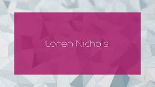 Loren Nichols  appearance [upl. by Ellevart]