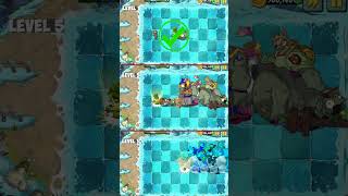 Bamboo Spartan Vs Icecubed Gargantuar Team  Plants Vs Zombies 2 [upl. by Ocirnor]