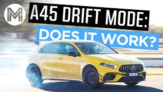 AMG A45 S DRIFT MODE tested And why you dont need it  MOTOR [upl. by Nodarb]