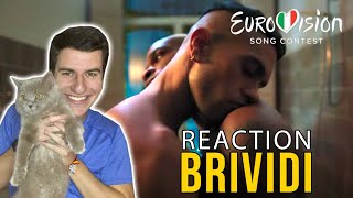 REACTION to ITALY 🇮🇹 Eurovision 2022  Mahmood amp BLANCO  Brividi 😢 [upl. by Lorimer]