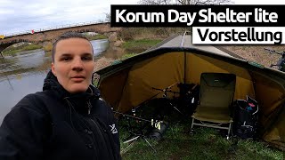 Korum Day Shelter Lite Review  German [upl. by Zurheide]