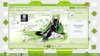 El Mejor Tema Para Windows Media Player Windows 78 WMP12 [upl. by Pownall]