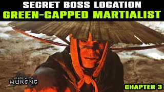 How to Find GreenCapped Martialist SECRET Boss Location GUIDE  Black Myth Wukong  Chapter 3 [upl. by Weaver]