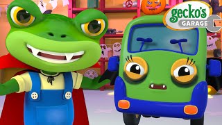 Haunted Car Wash Scare  Geckos Garage 3D  Learning Videos for Kids 🛻🐸🛠️ [upl. by Dominica763]