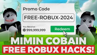 MIMIN COBAIN FREE ROBUX HACKS YANG ADA DI TIKTOK SAMPE BERHASIL TERNYATA [upl. by Greenwell]