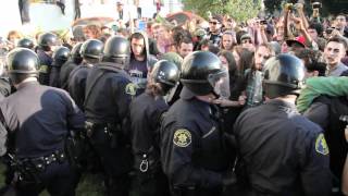 November 9 Occupy Cal Raw Footage Part 2 [upl. by Marlee]