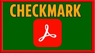 How to Add Checkmark in Adobe Acrobat 2024 [upl. by Fayina]