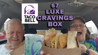 Taco Bell Luxe Cravings Box Review foodreview tacobell fastfood fastfoodreview [upl. by Glen]