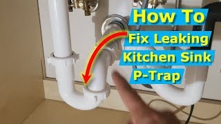 Why is my Kitchen Sink PTrap Leaking at Connection Nut [upl. by Paxton]