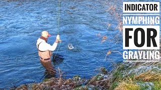 Fly Fishing For Grayling  Suspension Nymphing [upl. by Eentrok754]