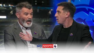 quotLet me finishquot 😡  Keane amp Neville CLASH over Cristiano Ronaldo [upl. by Canning]