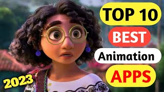 TOP 10 BEST FREE ANIMATION APPS FOR BEGINNERS IN HINDI 2023  BEST 3D ANIMATION APPS 3danimation [upl. by Yseulta656]