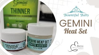 Gemini Heat Set Paint amp Matte Varnish Results [upl. by Salomone232]