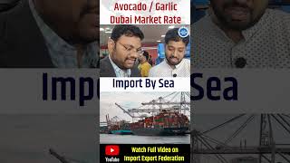 Avocado Import  Garlic Export  Dubai Market Rates  Import Export Business Ideas [upl. by Darya]