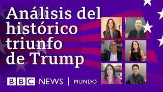 Elecciones en Estados Unidos 2024 análisis de los resultados y el triunfo histórico de Donald Trump [upl. by Anyak497]