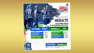 Match 3 Highlights  Colombo vs Dambulla  NSL 50 Over Tournament 2024 [upl. by Wilsey]