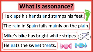 What is assonance 🤔  Assonance in English  Learn with examples [upl. by Mroz558]