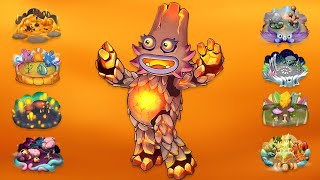 Kayna  All Monster Sounds amp Animations My Singing Monsters [upl. by Enitsuga]