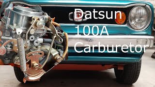 Datsun 100A Carb Demo [upl. by Gaylene]