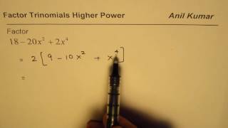 Factor Trinomial with Higher Degree [upl. by Rhee195]