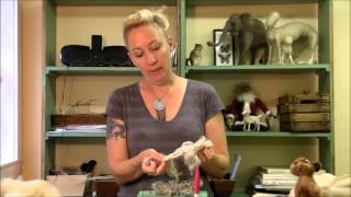 Needle Felting Basics Getting Started by Sarafina Fiber Art Episode 2 [upl. by Azeria]