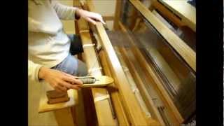 How to Weave on a Loom  Video 16  Throwing the Shuttle [upl. by Sylvanus]