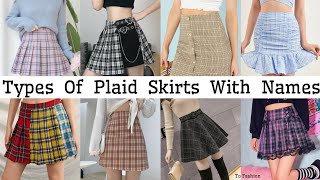 Types Of Plaid Skirts With NamesTrendy Plaid SkirtsKorean Plaid Skirt Aesthetic OutfitTo Fashion [upl. by Jarrid]