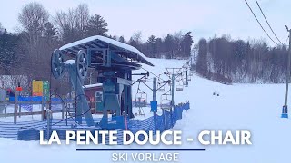 La Pente Douce  Ski Vorlage  Double Chairlift [upl. by Nivla898]