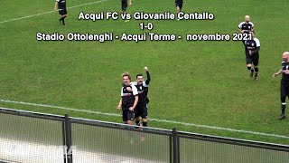 Calcio  Acqui FC vs Giovanile Centallo 10 14 novembre 2021 [upl. by Atimad732]