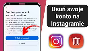 Jak trwale USUNĄĆ swoje konto na Instagramie 2024  Usunięto moje konto na Instagramie [upl. by Anifesoj]