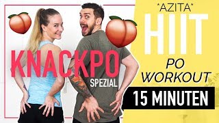 Knackpo HIIT Workout für zu Hause – 15 knackige Übungen  AZITA  Muskelaufbau  Fettverbrennung [upl. by Aila]