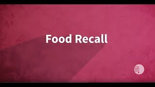 Food Recall [upl. by Ecnerret]