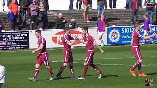 210418 Arbroath v Airdrieonians [upl. by Nahtnanhoj]