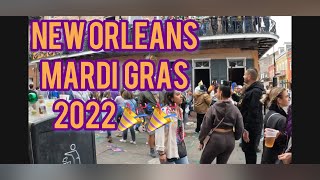 NEW ORLEANS MARDI GRAS 2022 [upl. by Craner]